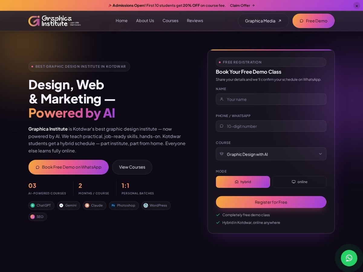 web graphica institute – Vivek Jadli, Graphic Designer in Dehradun, Uttarakhand